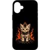 Lets Rock Rock On Rock n Roll I Love Roc Custodia per iPhone 16 Plus Rocker Cat Punk Rock and Roll Music Rock & Roll Lets Rock