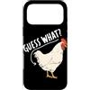 Funny Chicken Butt Joke Meme Gifts Men W Custodia per iPhone 17 Pro Max Guess What Chicken Butt Divertente Chicken Butt White Hen Meme