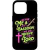 Jazz Band Bassoon Player Merch With Retr Custodia per iPhone 16 Pro Quanto a me e al mio fagotto serviremo il Signore