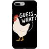Funny Chicken Butt Joke Meme Gifts Men W Custodia per iPhone 7 Plus/8 Plus Guess What Chicken Butt Divertente Chicken Butt White Hen Meme