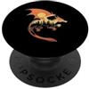 Cool Japanese Dragon Boy Viking Dragon G Ragazzi Drago Ragazza Cinese Drago Stampa Natura For PopSockets PopGrip Adesivo