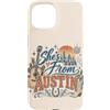 Southern Heritage Trail Custodia per iPhone 15 Austin Country Music Chitarra Texas Western Woman