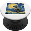 Cool Japanese Dragon Boy Viking Dragon G Drago Cinese Arte Giapponese Anime Van Gogh Bambini Simpatico Drag PopSockets PopGrip Adesivo