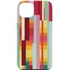 generic Custodia per iPhone 13 Grafica geometrica a righe colorate