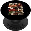 Bookworm Banter Co. Perché i proprietari di libri sono cattivi divertenti Bookworm Reader Meme PopSockets PopGrip Adesivo