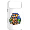 Cool Wombat Leadership Cartoon Art Custodia per iPhone 17 Pro Max Wombat allegro che cammina come un leader audace