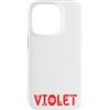 Violet Cat Name GIfts With Coffee Custodia per iPhone 14 Pro Gatto Nome Violet Gifts All I Need Is Coffee Cat Named Viola