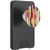 generic Grafica geometrica a righe colorate PopSockets PopWallet per MagSafe
