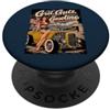 Jeff Hobrath Grana, budella e benzina Vintage Pinup Hotrod Art PopSockets PopGrip Adesivo