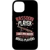 Jazz Band Bassoon Player Merch With Retr Custodia per iPhone 13 Giocatore di fagotto ho bagnato le mie ance con le lacrime del giocatore di ottone