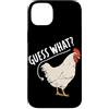 Funny Chicken Butt Joke Meme Gifts Men W Custodia per iPhone 14 Plus Guess What Chicken Butt Divertente Chicken Butt White Hen Meme