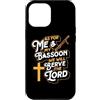 Jazz Band Bassoon Player Merch With Retr Custodia per iPhone 12 Pro Max Quanto a me e al mio fagotto serviremo il Signore