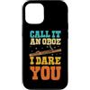 Jazz Band Bassoon Player Merch With Retr Custodia per iPhone 12/12 Pro Chiamalo un oboe I Dare You Fagotto Scherzo