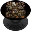 Funny Hunting Back To School Deer Huntin Hunting Back To School - Zaino mimetico per studenti e cacciatori di cervi PopSockets PopGrip Adesivo