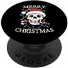 Pretees Teschio divertente Scheletro Merry Christmas PopSockets PopGrip Adesivo