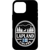 Lapland Finland Travel Souvenirs Custodia per iPhone 16 Pro Max Lapland Finlandia Pannello Emblema Viaggio Souvenir