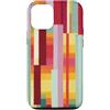 generic Custodia per iPhone 12/12 Pro Grafica geometrica a righe colorate