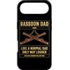Jazz Band Bassoon Player Merch With Retr Custodia per iPhone Air Definizione di papà fagotto come un papà normale solo molto più forte