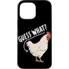 Funny Chicken Butt Joke Meme Gifts Men W Custodia per iPhone 13 Pro Max Guess What Chicken Butt Divertente Chicken Butt White Hen Meme