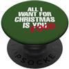 Christmas Foodie Laughs Citazione divertente per gli amanti del cibo di Natale per la cena di Natale PopSockets PopGrip Adesivo