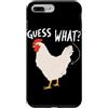 Funny Chicken Butt Joke Meme Gifts Men W Custodia per iPhone 7 Plus/8 Plus Guess What Chicken Butt Divertente Chicken Butt White Hen Meme
