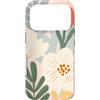 Disegni estetici moderni di fiori colora Custodia per iPhone 17 Pro Modello di fiore astratto collage giardino