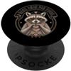 More Amor Por Favor Designs Love Quote Divertente Raccoon Valentine Cuore Occhiali Da Sole Amor PopSockets PopGrip Adesivo