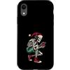Gamer Christmas Gifts & Holiday Gaming A Custodia per iPhone XR Scheletro divertente Giocare Video Giochi Natale Gamer