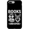 Funny German Shepherd And Book Design Custodia per iPhone 7 Plus/8 Plus Libri E Pastori Tedeschi Divertente Pastore Tedesco