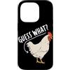 Funny Chicken Butt Joke Meme Gifts Men W Custodia per iPhone 14 Pro Guess What Chicken Butt Divertente Chicken Butt White Hen Meme
