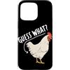 Funny Chicken Butt Joke Meme Gifts Men W Custodia per iPhone 15 Pro Max Guess What Chicken Butt Divertente Chicken Butt White Hen Meme