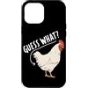 Funny Chicken Butt Joke Meme Gifts Men W Custodia per iPhone 12 Pro Max Guess What Chicken Butt Divertente Chicken Butt White Hen Meme