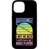 Jazz Band Bassoon Player Merch With Retr Custodia per iPhone 15 Fagotto Ho bagnato la mia canna con lacrime di suonatori di ottone