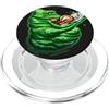 Ghostbusters Slimer Green Ghost Mangia Bistecca 1984 Movie Art PopSockets PopGrip per MagSafe