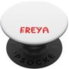 Freya Cat Name GIfts With Coffee Gatto Nome Freya Regali All I Need Is Coffee Cat Named Freya PopSockets PopGrip Adesivo