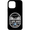 Lapland Finland Travel Souvenirs Custodia per iPhone 13 Pro Max Lapland Finlandia Pannello Emblema Viaggio Souvenir