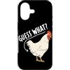 Funny Chicken Butt Joke Meme Gifts Men W Custodia per iPhone 17 Guess What Chicken Butt Divertente Chicken Butt White Hen Meme
