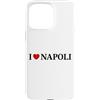 BocuDesign Custodia per iPhone 15 Pro Max I love Napoli Italia
