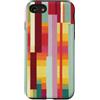generic Custodia per iPhone SE (2020) / 7/8 Grafica geometrica a righe colorate