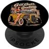 Jeff Hobrath Grana, budella e benzina Vintage Pinup Hotrod Art PopSockets PopGrip Adesivo