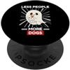Ghost Less People More Dogs Kawaii Aesth Carino Kawaii Fantasma Meno Persone Più Cani Amante PopSockets PopGrip Adesivo