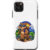 Cool Wombat Leadership Cartoon Art Custodia per iPhone 11 Pro Max Wombat allegro che cammina come un leader audace