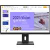 Lenovo ThinkVision E27Q-40 (2560 x 1440 pixel, 27"), Monitor, Nero