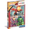 Clementoni - Puzzle per Bambini 2x20 Pezzi Supercolor, 3+ Anni, Illustrazione con Marvel Iron Man and his Awesome Friends, Idea Regalo, Made in Italy, 27x18,5 cm, 24828