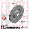 ZIMMERMANN 2 DISCHI FRENO ANTERIORI ZIMMERMANN 100336020 100.3360.20