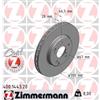 ZIMMERMANN 2 DISCHI FRENO ANTERIORI ZIMMERMANN 400144320 400.1443.20
