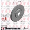 ZIMMERMANN 2 DISCHI FRENO ZIMMERMANN 250139820 250.1398.20