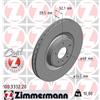 ZIMMERMANN 2 DISCHI FRENO ANTERIORI ZIMMERMANN 100333220 100.3332.20