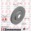 ZIMMERMANN 2 DISCHI FRENO ANTERIORI ZIMMERMANN 400369420 400.3694.20