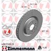 ZIMMERMANN 2 DISCHI FRENO ANTERIORI ZIMMERMANN 400550020 400.5500.20